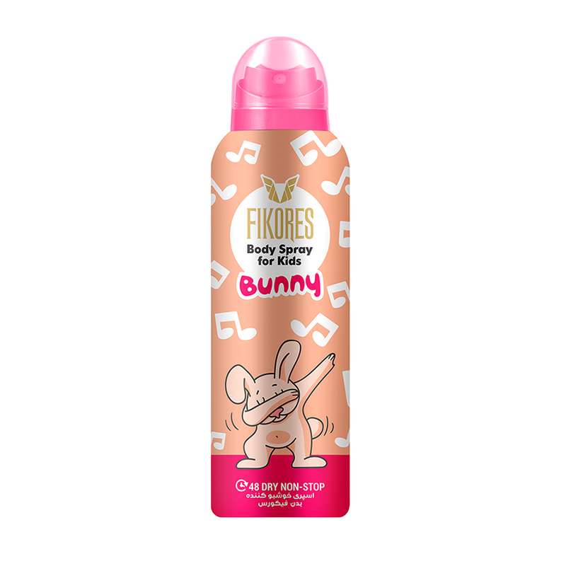 اسپری بدن کودک فیکورس مدل Bunny حجم 120 میلی لیتر