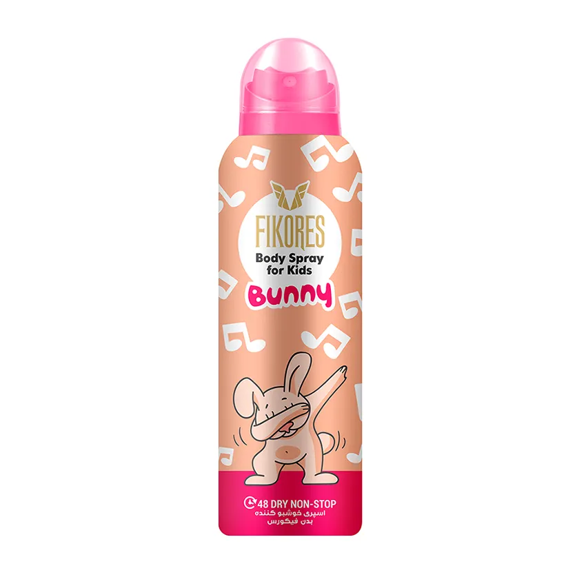 اسپری بدن کودک فیکورس مدل Bunny حجم 120 میلی لیتر