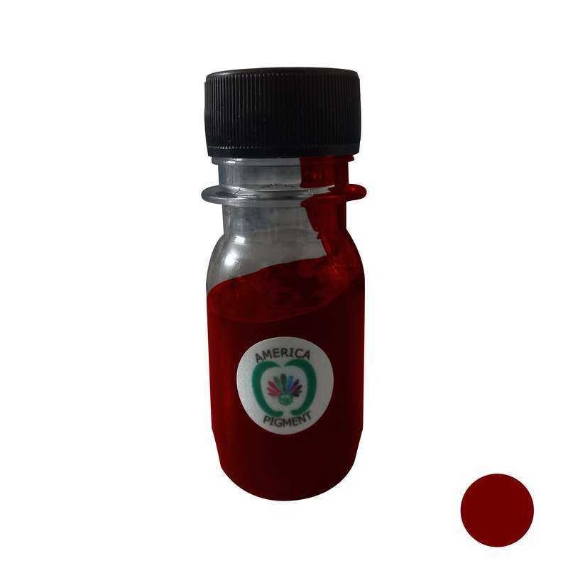 رنگ تتو آمریکاپیگمنت مدل MICRO 25 حجم 25 میلی لیتر رنگ قرمز تیره