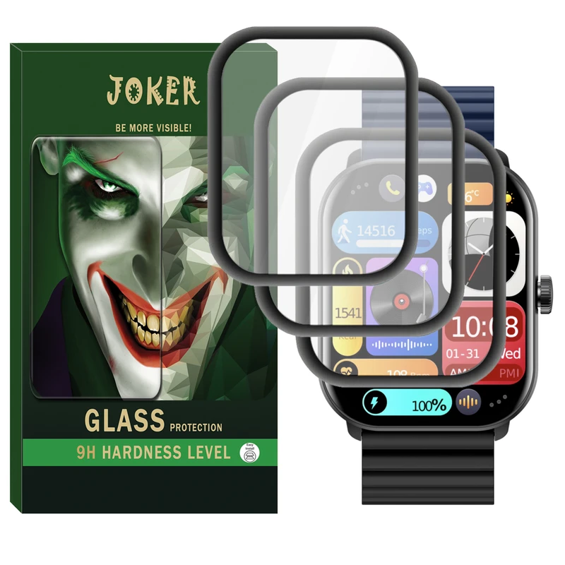 محافظ صفحه نمایش نانو جوکر مدل NJK مناسب برای ساعت هوشمند شیائومی Glorimi GS1 Pro بسته سه عددی