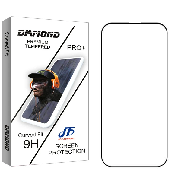 محافظ صفحه نمایش سرامیکی جی اف مدل Diamond مناسب برای گوشی موبایل اپل iPhone 13 Pro