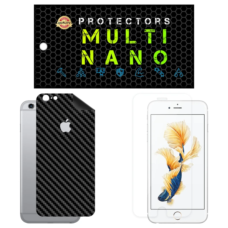 محافظ صفحه نمایش مولتی نانو مدل X-SFC مناسب برای گوشی موبایل اپل iPhone 6S Plus به همراه برچسب پوششی