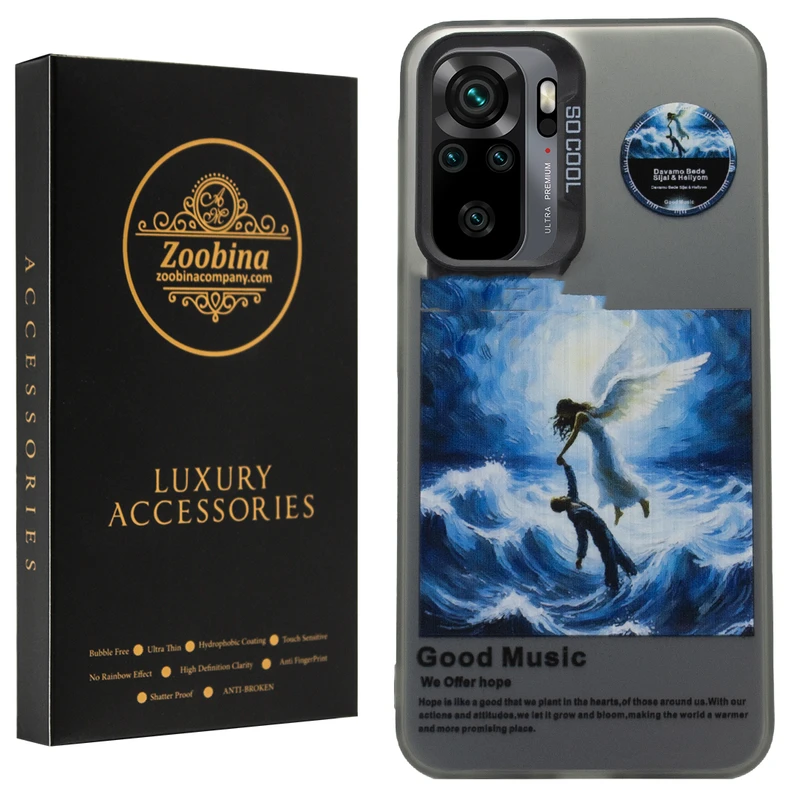 کاور زوبینا مدل Wamor مناسب برای گوشی موبایل شیائومی Redmi Note 10 4G / Note 10S / Poco M5s