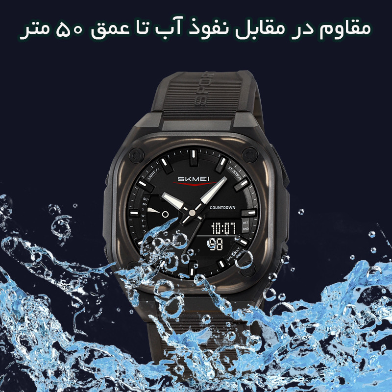 ساعت مچی دیجیتال مردانه اسکمی مدل 23-28BK ساعت مچی دیجیتال مردانه اسکمی مدل 23-28BK