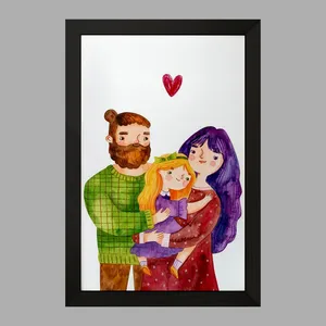 تابلو خندالو مدل خانواده شاد کد 29051