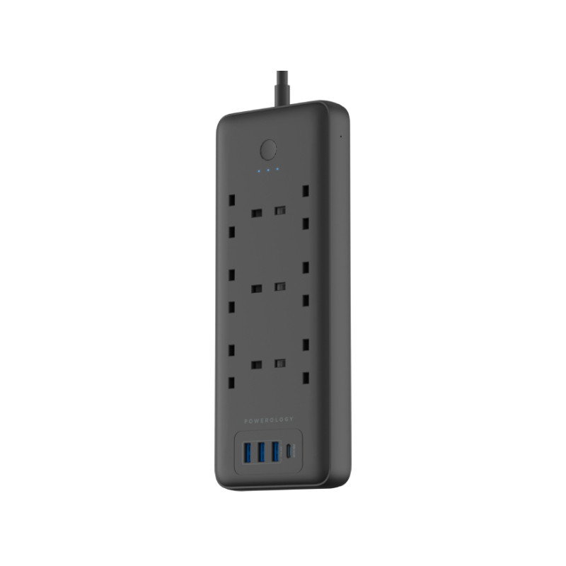چندراهی برق پاورولوجی مدل هوشمند Multi-Port Smart Power Strip PD 30W