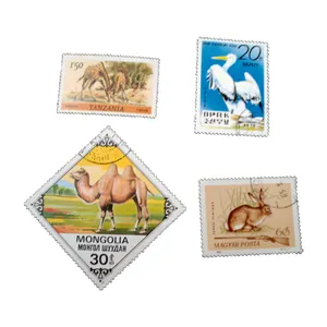 تمبر یادگاری مدل حيوانات كد bc-2263 مجموعه 4 عددي