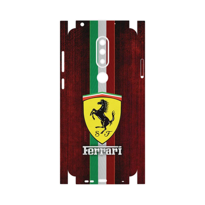 برچسب پوششی ماهوت مدل Ferrari-FullSkin مناسب برای گوشی موبایل نوکیا 6.1 Plus