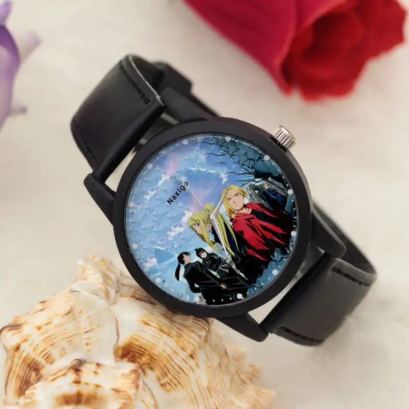 ساعت مچی عقربه ای ناکسیگو مدل Fullmetal Alchemist Brotherhood کد LF13382