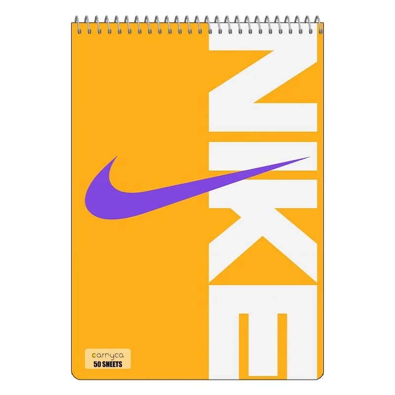 دفتر نقاشی 50 برگ سیمی کارنیکا طرح عاشق بسکتبال Basketball Lover کد 44718