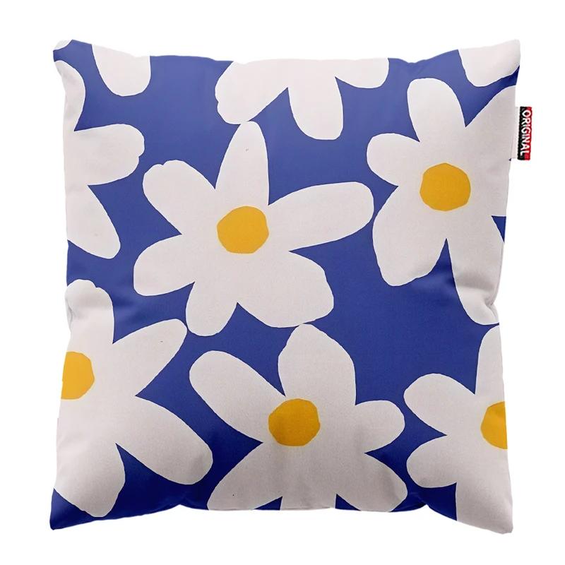 کوسن پاد آفرین مدل مینیمال طرح گل و برگ کد PK303060 سایز 30*30 سانتی متر