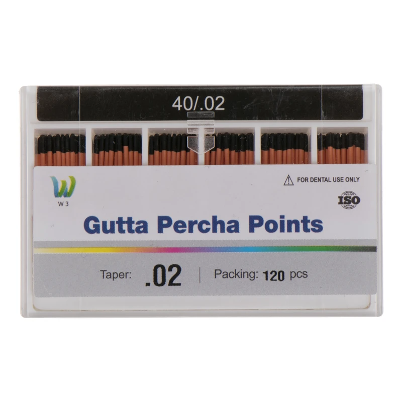 گوتا دندانپزشکی دبلیو تری مدل 40/02 بسته 120 عددی