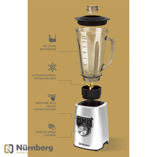 مخلوط کن و آسیاب کن نورنبرگ مدل 424