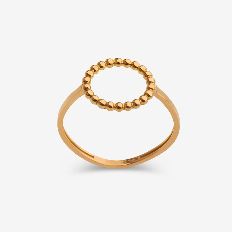 انگشتر طلا 18 عیار زنانه میو گلد مدل DG-R121 سایز 56