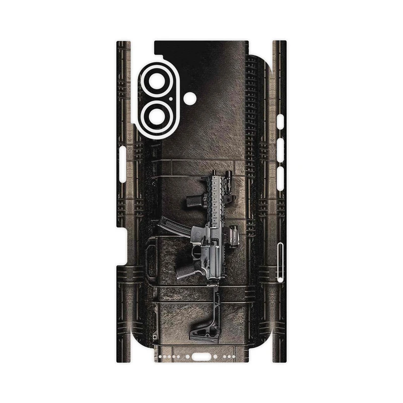 برچسب پوششی ماهوت مدل GUN-FullSkin مناسب برای گوشی موبایل اپل iPhone 16