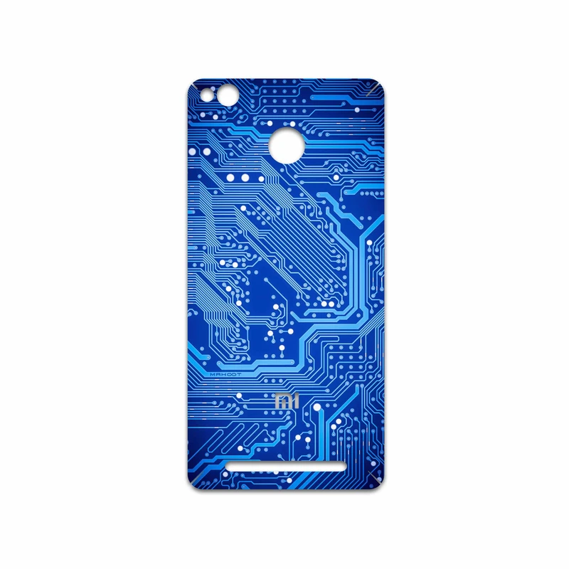 برچسب پوششی ماهوت مدل Blue Printed Circuit Board مناسب برای گوشی موبایل شیائومی Redmi 3 Pro