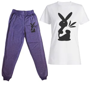 ست تی شرت و شلوار زنانه مدل 352