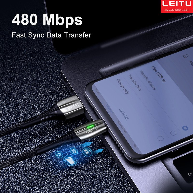 کابل تبدیل USB به MicroUSB لیتو مدل LD-51 طول 1 متر