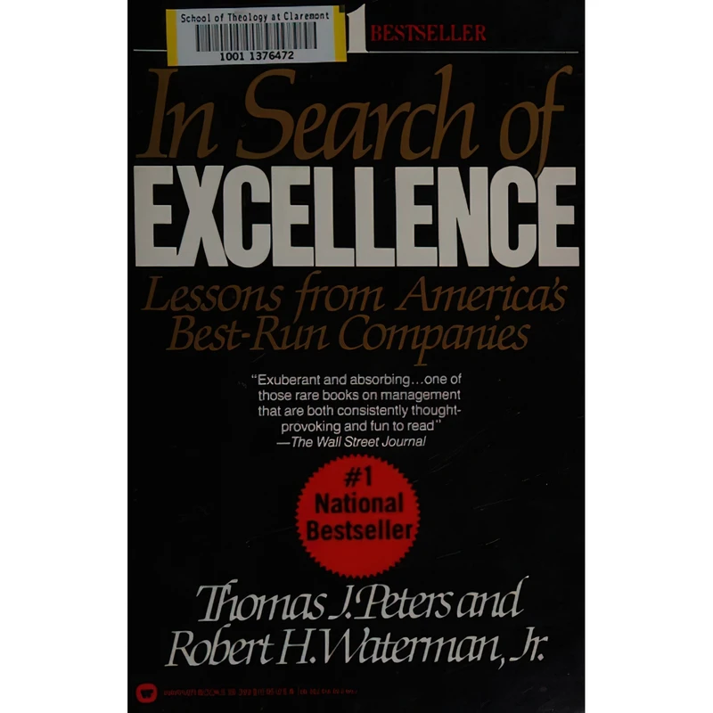 کتاب In Search of Excellence اثر Tom Paters and Robert Waterman انتشارات Not Avail
