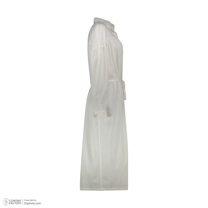 پیراهن زنانه دیجی استایل اسنشیال مدل 010 رنگ سفید