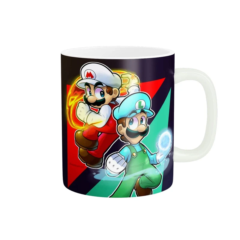 ماگ طرح قارچ خور ماریو بورس Mario Bors کد MarioBors-02