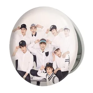 آینه جیبی خندالو طرح گروه اکسو EXO مدل تاشو کد 13642 