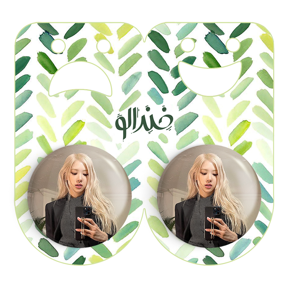پیکسل خندالو مدل رزی بلک پینک کد 14387 به همراه مگنت