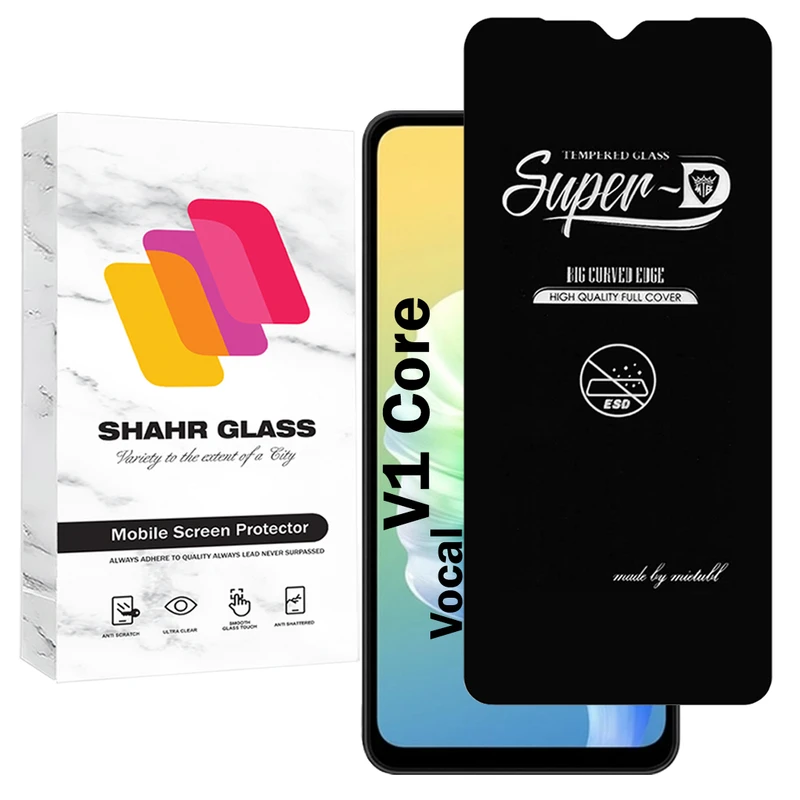 محافظ صفحه نمایش شهر گلس مدل SUPERDNSH مناسب برای گوشی موبایل وکال V1 Core