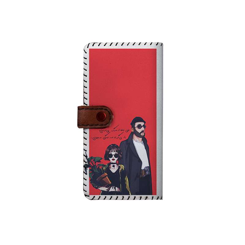 کیف پول زنانه ترمه طراحان ایده مدل بنددار کد shj060