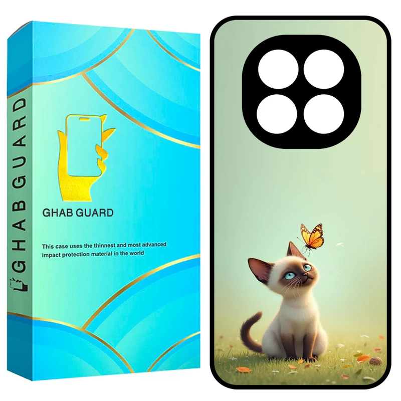 کاور قاب گارد طرح گربه مدل GN14P مناسب برای گوشی موبایل شیائومی Redmi Note 14 Pro 5G / Note 14 Pro Plus 5G