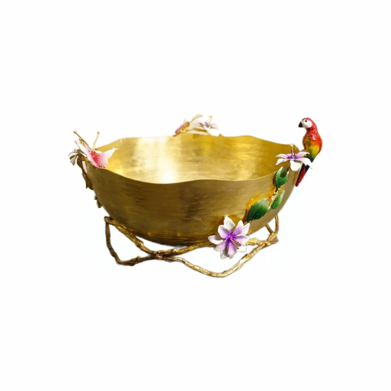 میوه خوری برنجی گالری سیم جلیلیان مدل کمان