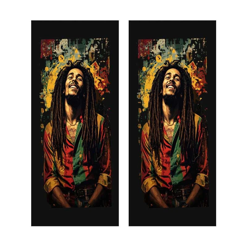 برچسب ستون خودرو طرح مرد کد BS096 بسته دو عددی