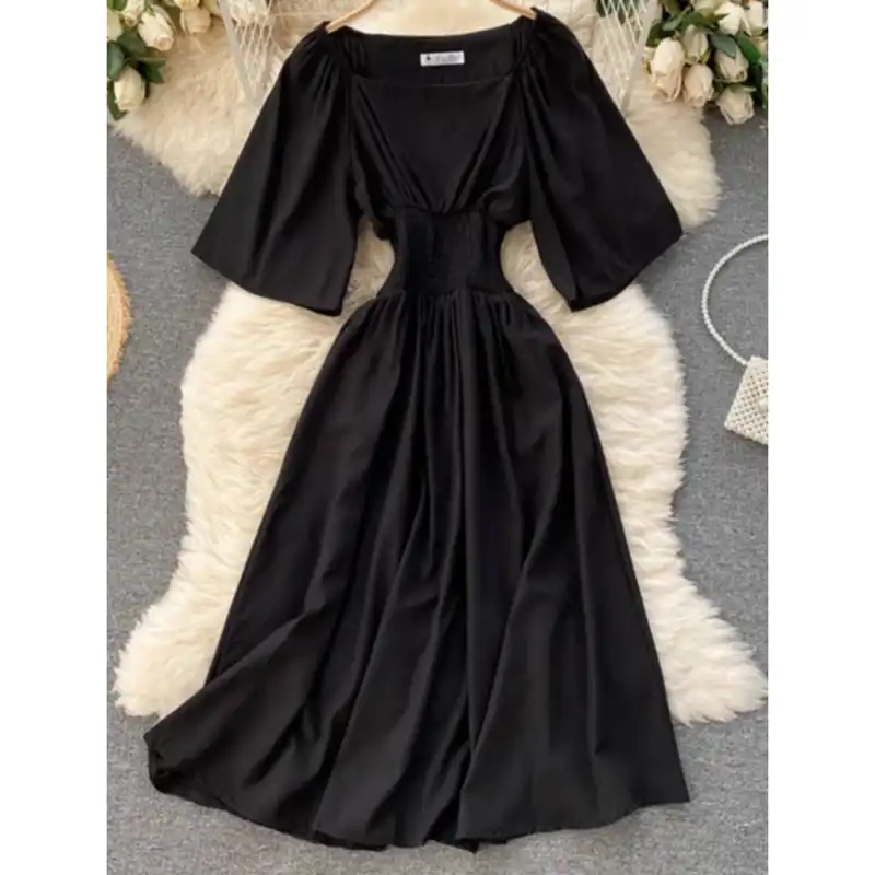 پیراهن زنانه مدل دلربا رنگ مشکی