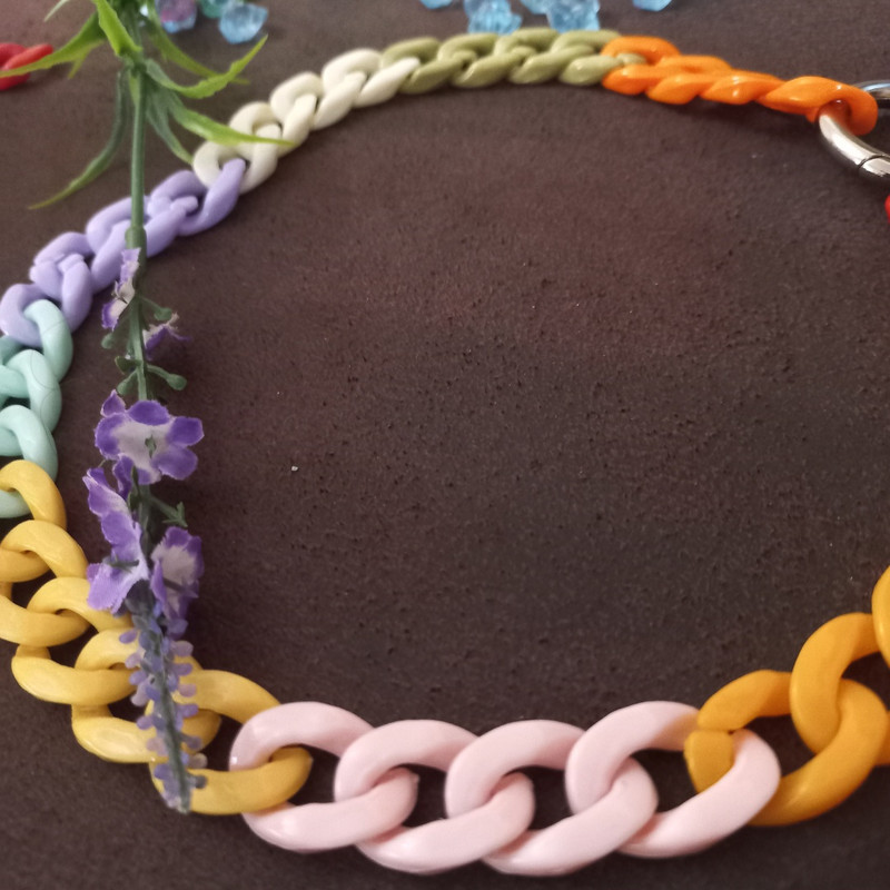 گردنبند دخترانه مدل قفل دار