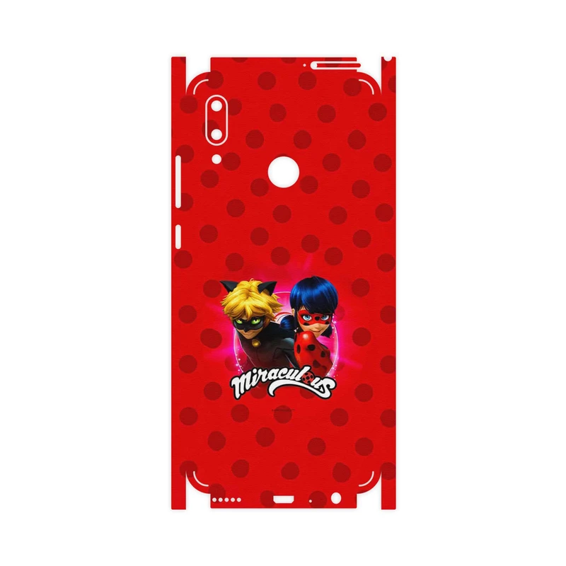 برچسب پوششی ماهوت مدل Ladybug and Cat Noir-FullSkin مناسب برای گوشی موبایل هوآوی P Smart 2019