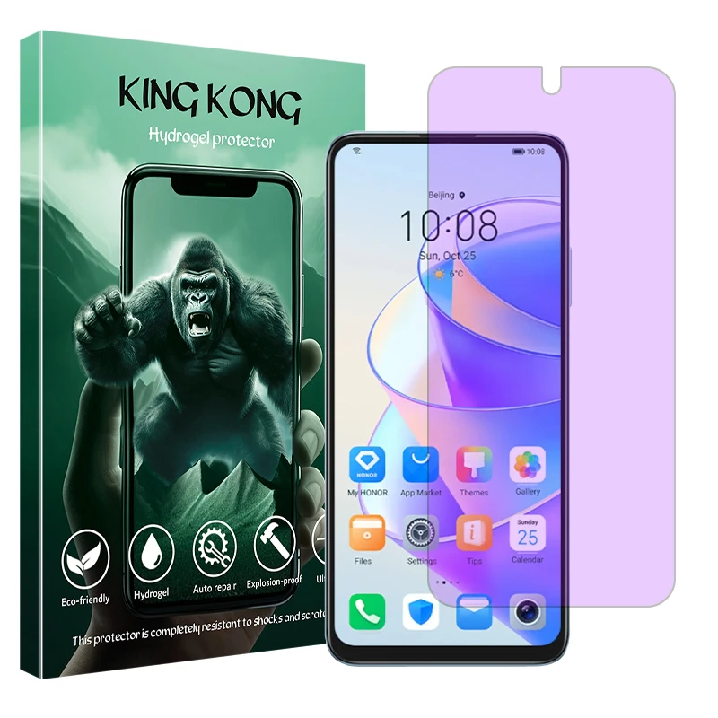 محافظ صفحه نمایش ضداشعه بنفش کینگ کونگ مدل Eye Care مناسب برای گوشی موبایل آنر X7a