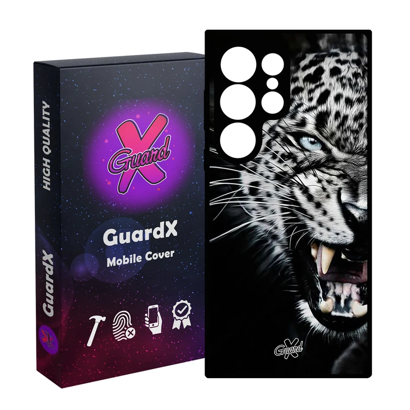 کاور گارد ایکس طرح پلنگ مدل 10244 مناسب برای گوشی موبایل سامسونگ Galaxy S25 Ultra