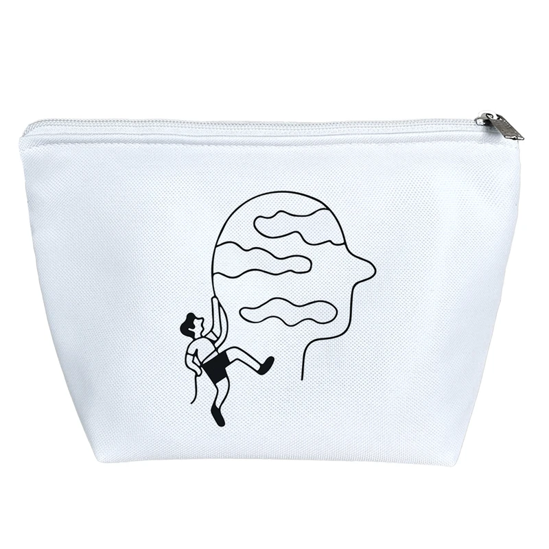 کیف لوازم آرایش دخترانه خندالو مدل افکار کد 5098