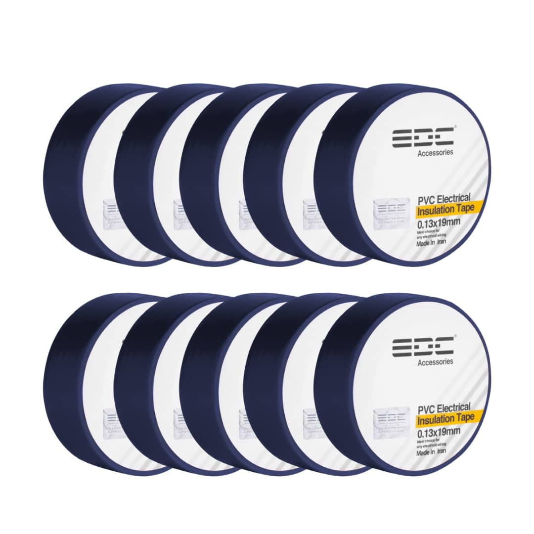 نوار چسب برق ای دی سی مدل PVC بسته 10 عددی
