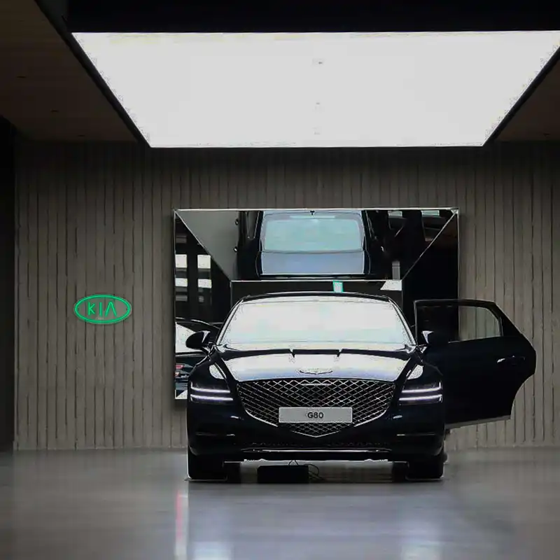 چراغ دیواری نئون دیزاین طرح Kia_GR