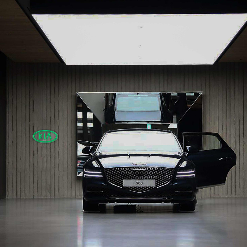 چراغ دیواری نئون دیزاین طرح Kia_GR