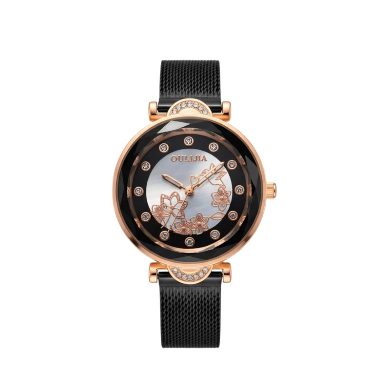 ساعت مچی عقربه‌ای کوارتز زنانه مدل بند حصیری کد nls-1066