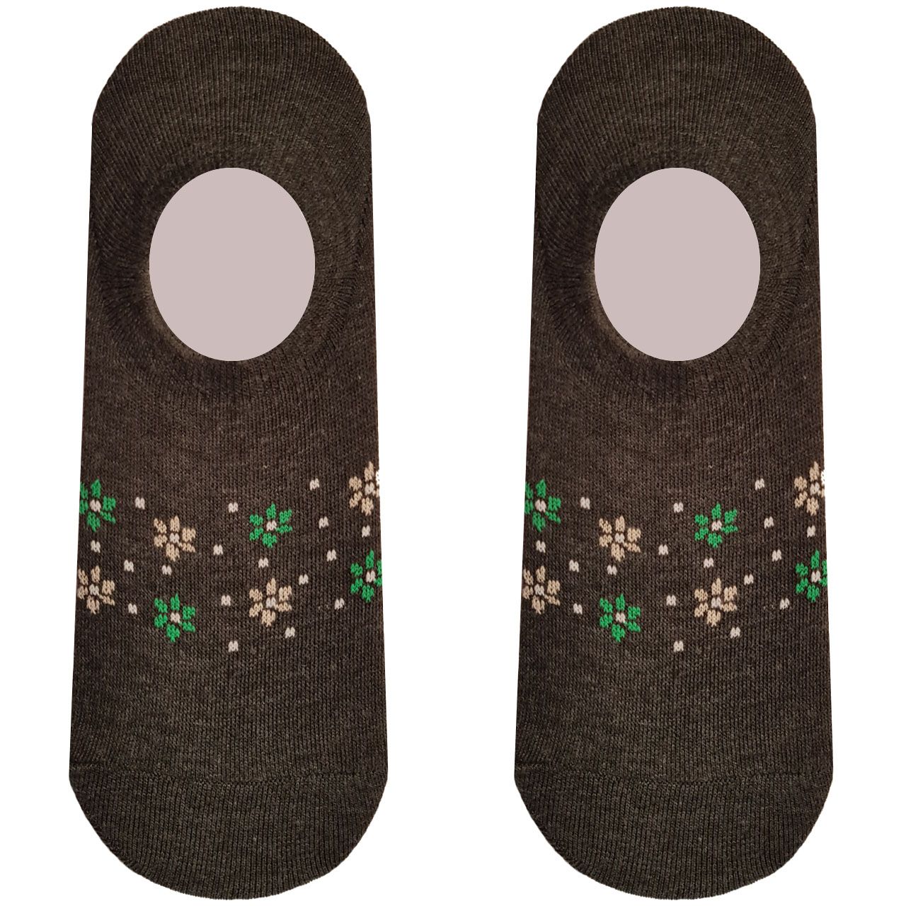 جوراب زنانه طرح گل مجموعه 4 عددی - - 16