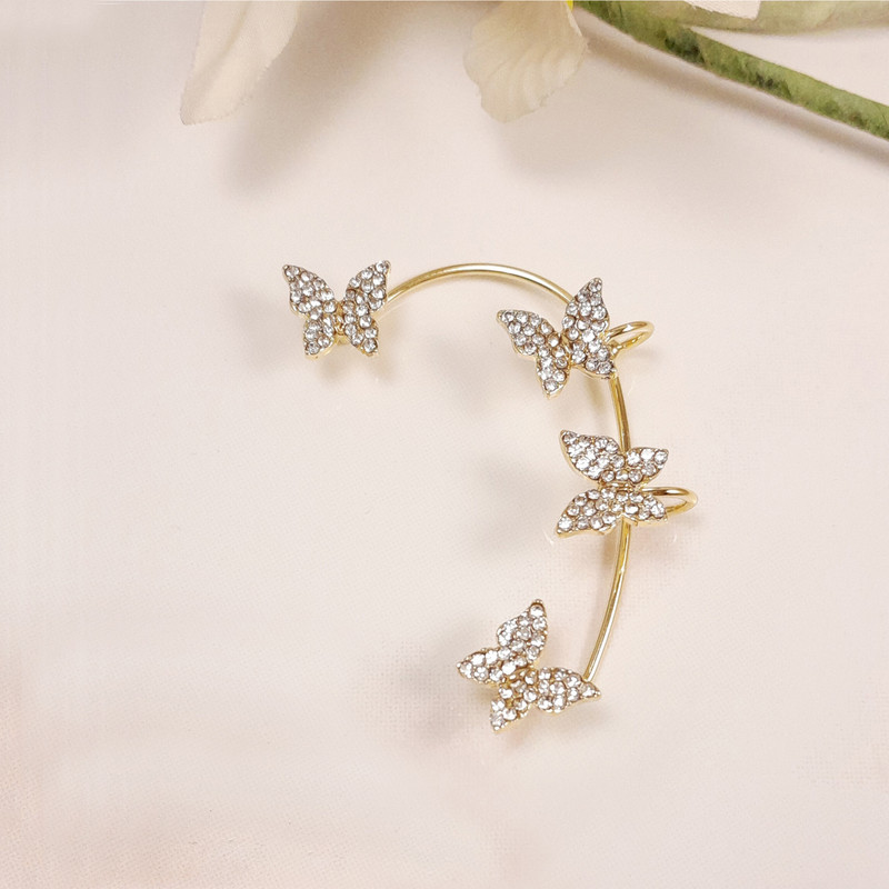 گوشواره زنانه مدل پروانه کد Ecns5L