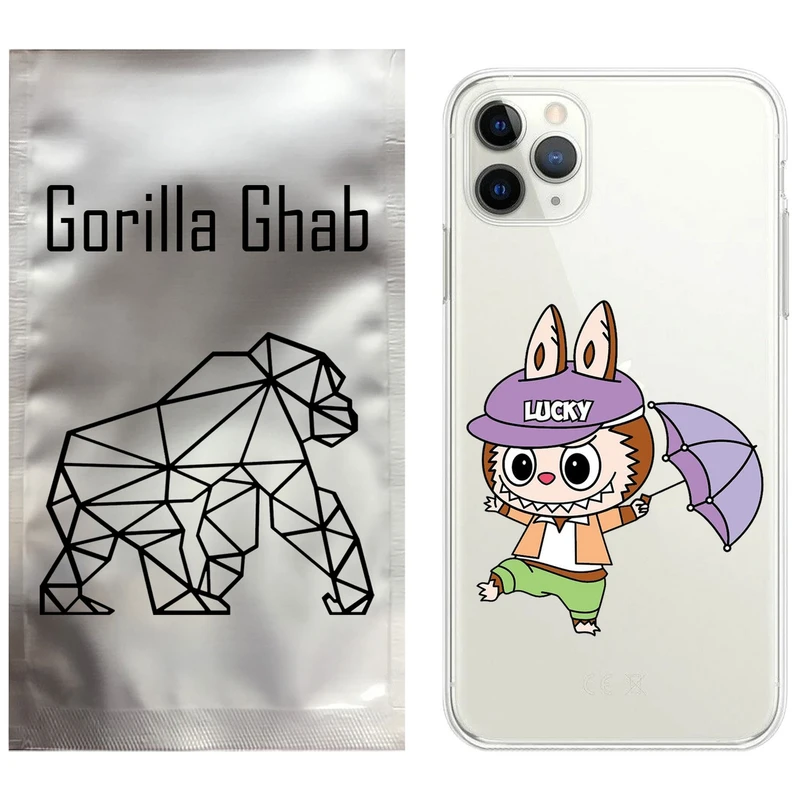 کاور گوریلا قاب مدل CLG کد 125 طرح لبوبو Labubu مناسب برای گوشی موبایل اپل iPhone 11 Pro Max