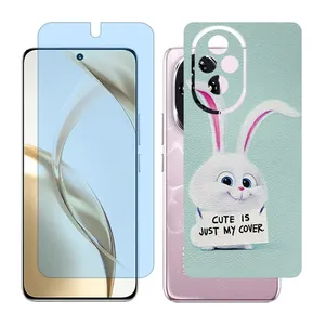 Glass Together model matte anti blue screen protector suitable for Honor 200 mobile phone with back cover sticker