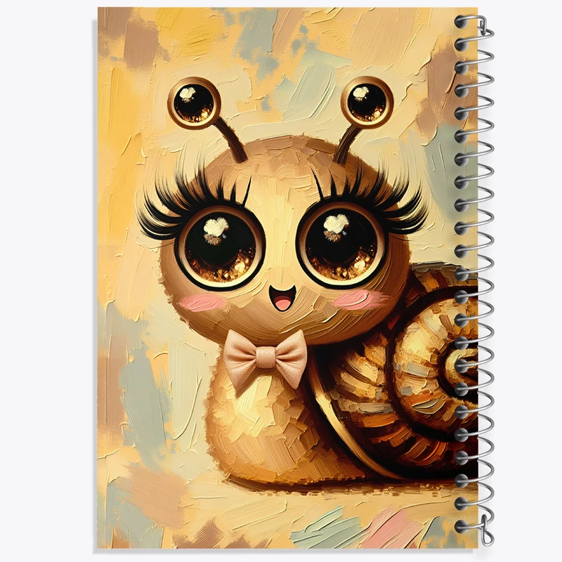 دفتر لیست خرید 50 برگ خندالو طرح حلزون بامزه کد F5502