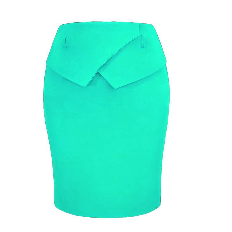 دامن زنانه مدل 108056 روهم گرد