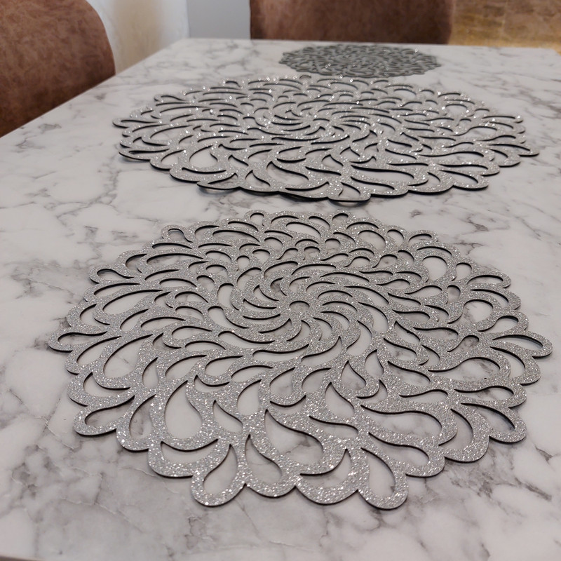 رومیزی طرح آرکاد مدل باران کد 5331 مجموعه 3 عددی