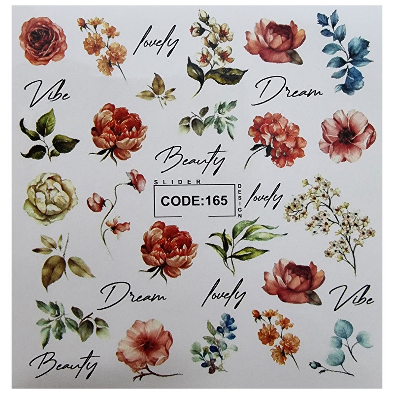 برچسب لنز ناخن مدل DE165 برچسب لنز ناخن مدل DE165